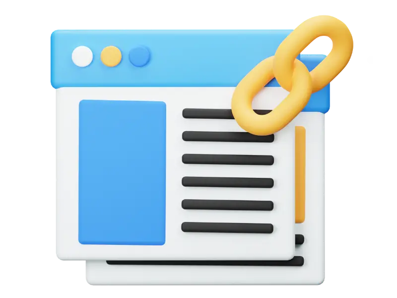 Connected websites symbolizing backlinks in Off Page SEO