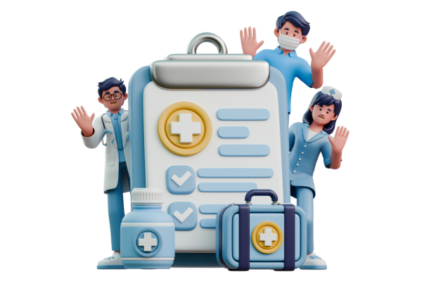 Healthcare expert preparing useful website content to improve SEO and patient trust