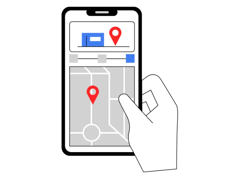 Image showing local business search results optimized for mobile Image showing local business search results optimized for mobile