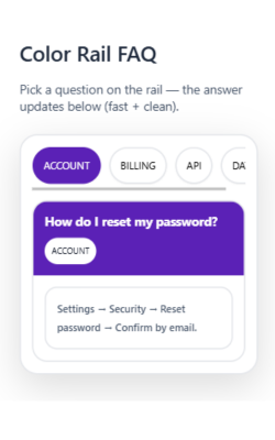 Color Rail FAQ Template (1) Color Rail FAQ Template Mobile Version