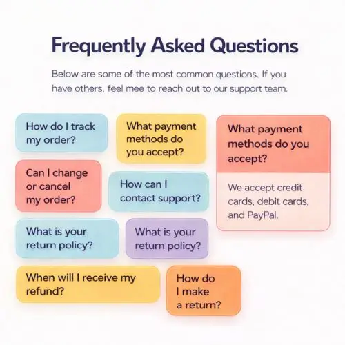 Colored Tag Cloud Answer Panel FAQ Template Colored Tag Cloud Answer Panel FAQ Template