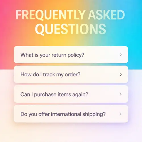 Kinetic Typography Header FAQ Template Kinetic Typography Header FAQ Template