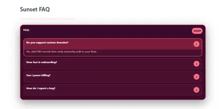 Sunset FAQ Template Laptop Version (1) Sunset FAQ Template Laptop Version