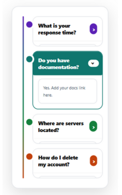 Timeline FAQ Template Mobile Version (1) Timeline FAQ Template Mobile Version
