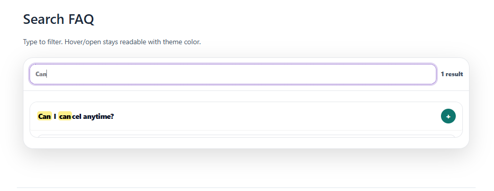 Image of Search FAQ Template