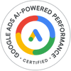 Google Ads AI-Powered Performance badge